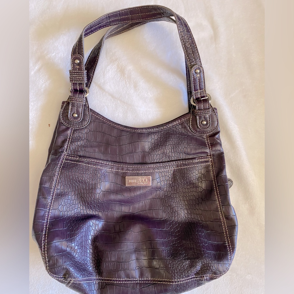 Nine & Co Handbag, deep purple